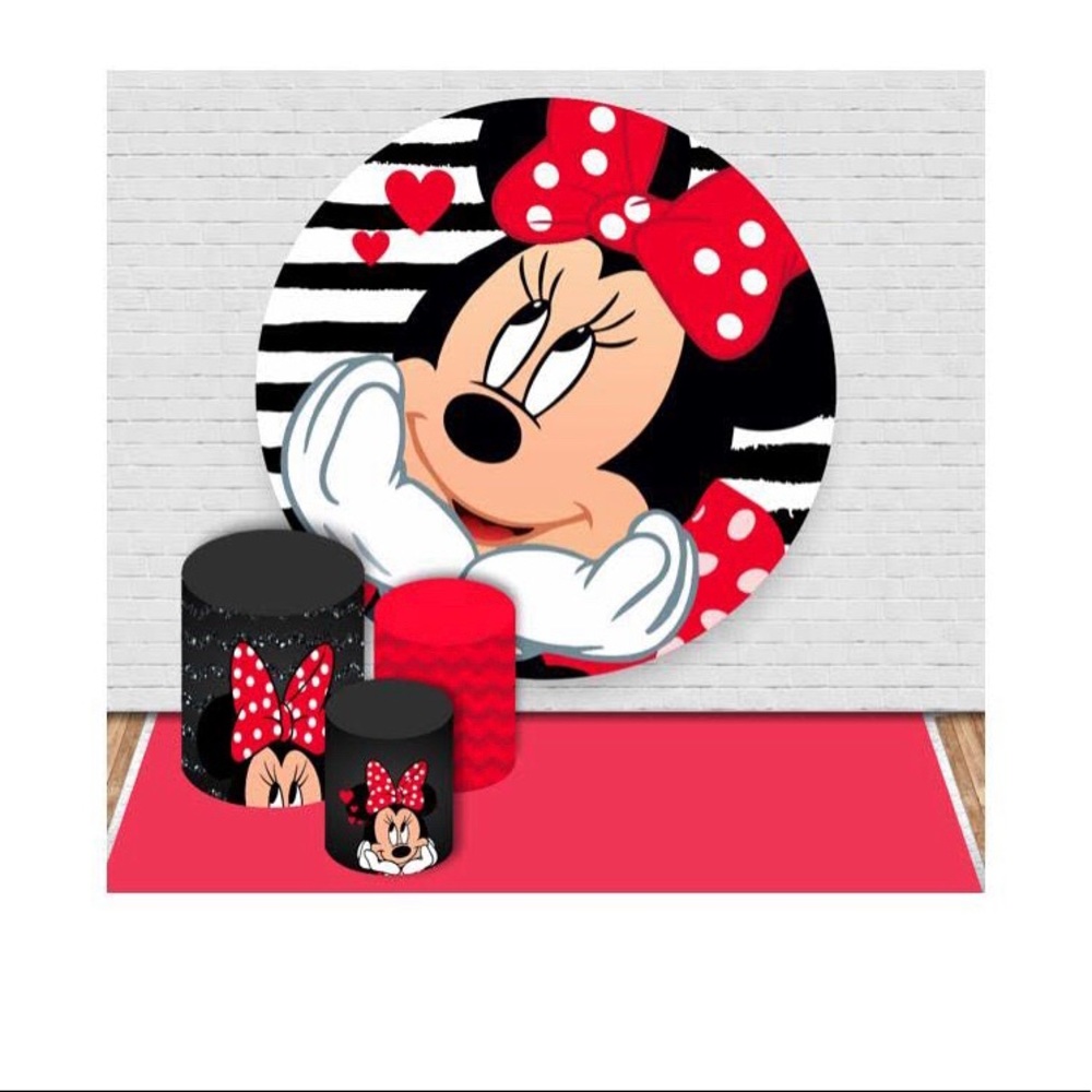 PARTY BACKGROUND MINNIE MOUSE (4pieces) $98.